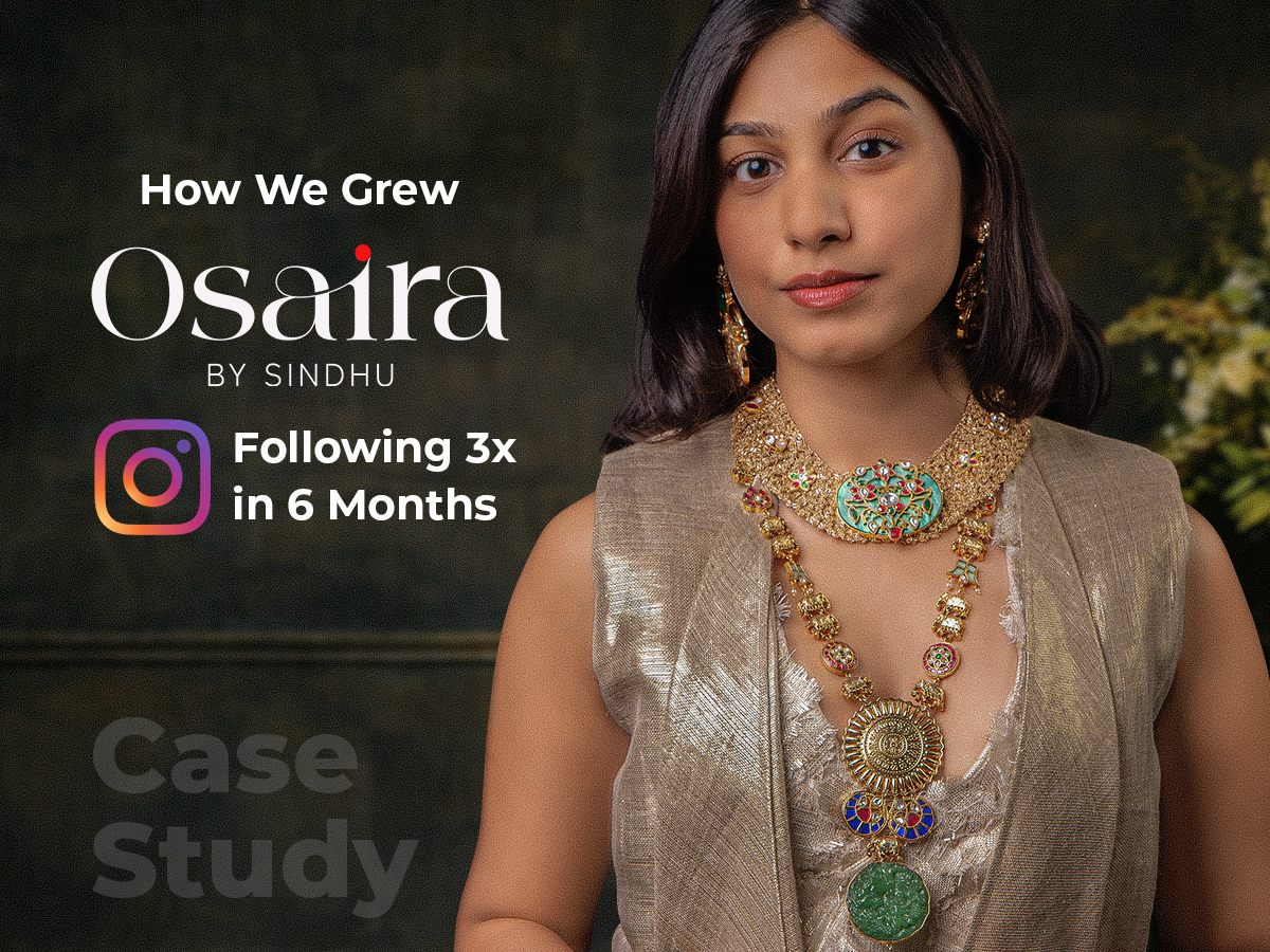 How We Grew Osaira's Instagram Following 3X in 6 Months: A Case Study