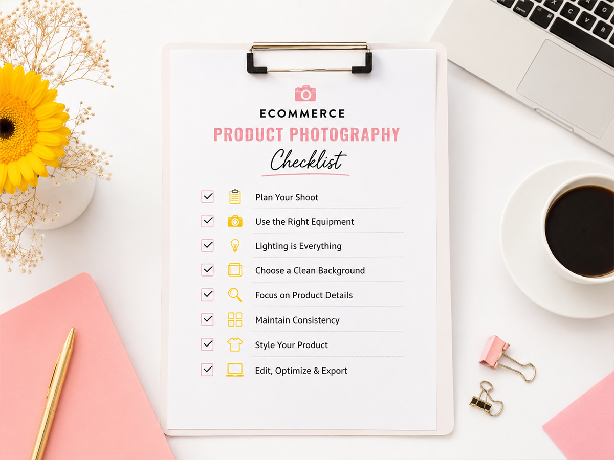 Ultimate eCommerce Product Photography Checklist